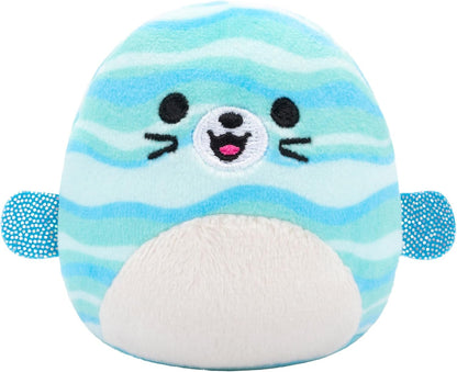Micromallows Squishmallows Original 6-Pack – Cortez Caterpillar, Dane Dragon, Floyd French Fries, Lena Guava Fruit, Leonard Lion, Noah Seal