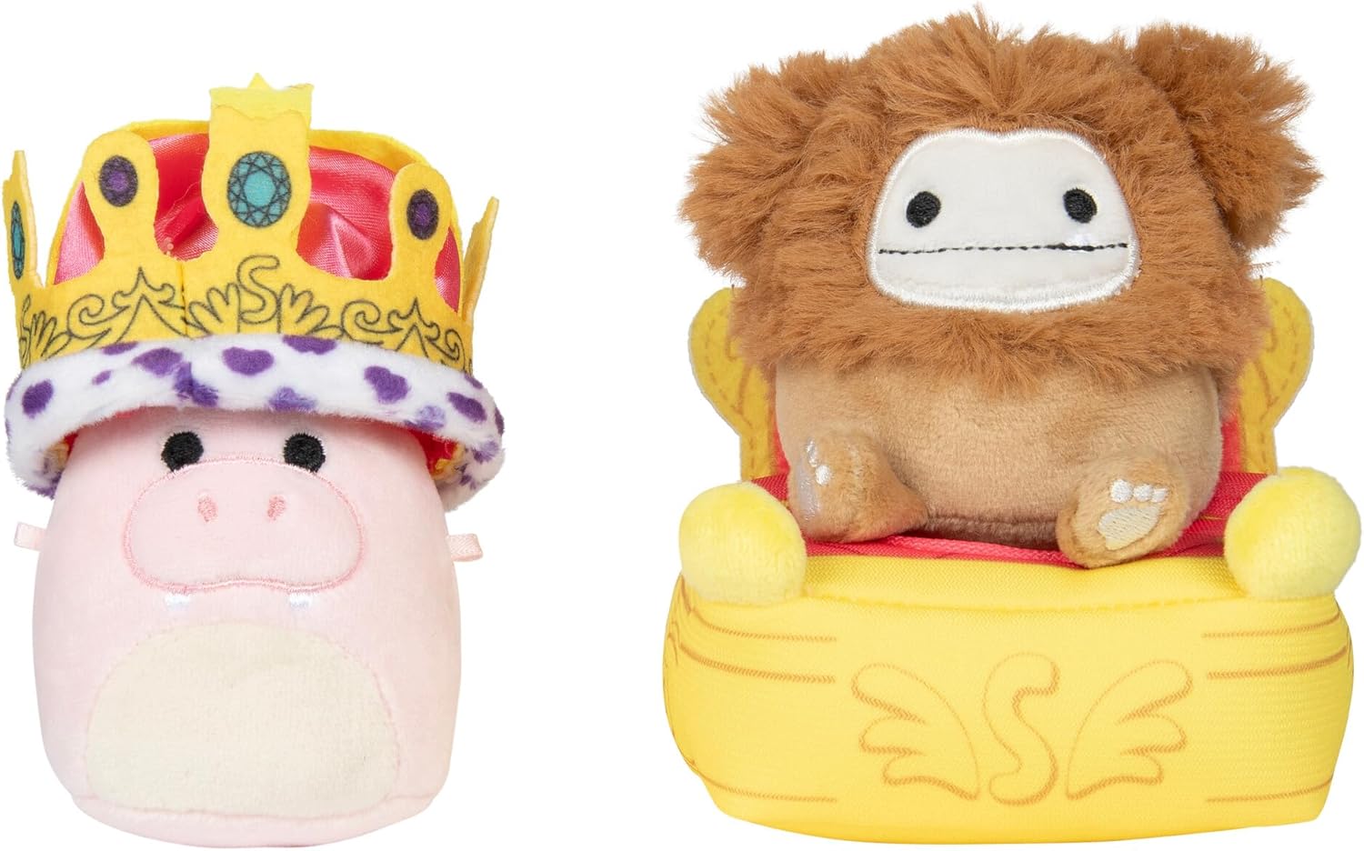 Squishmallows Micromallows SQMM0014 Accessory Set - Royal Parade, Super Soft Mini, 6.5 cm Plush Figures