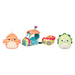 Squishmallows Micromallows SQMM0015 Accessory Set - Train Ride Super Soft Mini 6.5 cm Plush Figures (Tristan & Lucienne