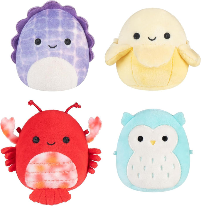 Squishmallows Jazwares Micromallows SQMM0044 - Micromallows Ferris Wheel Display Including 4 Super Soft Mini 6.5 cm Plush Figures