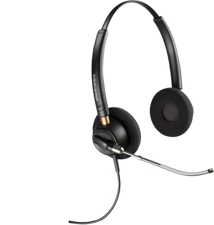 Poly Encorepro 520V - Encorepro 500 Series - Headset - On-Ear - Wired - 3.5 Mm Jack - Black - Certified For Skype For Bu