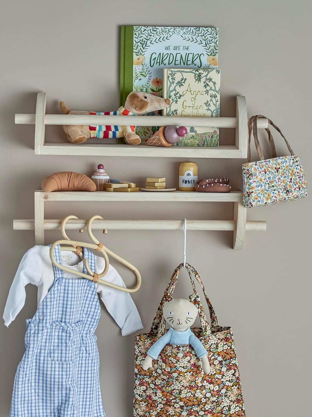 Bloomingville pluche dier, meerdere kleuren, polyester
