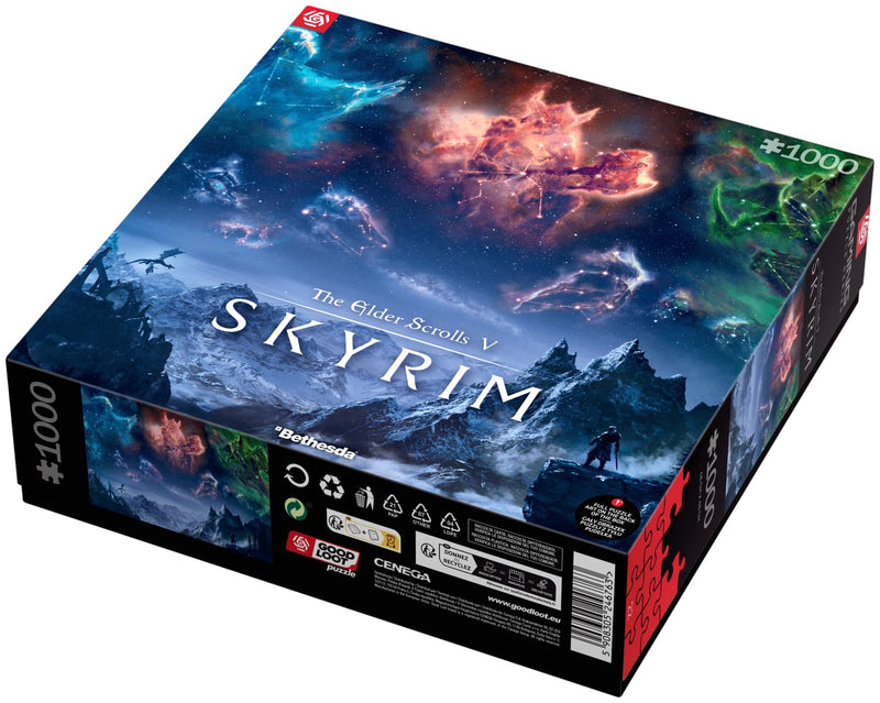 Good Loot GDL24676 The Elder Scrolls V Skyrim Puzzle, Multicolor