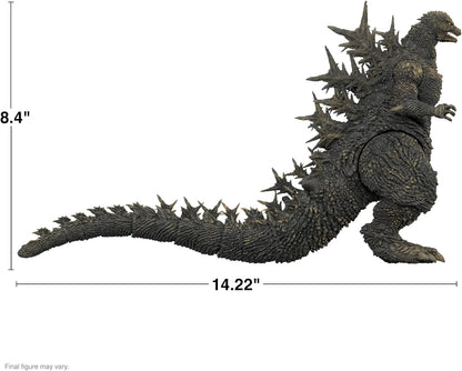 Super7 ULTIMATES! Toho Godzilla Minus One - 8" Toho Godzilla Action Figure and Godzilla: King of Monsters (Japanese Release Speed Poster) 1,000 Piece Toho Puzzle Bundle