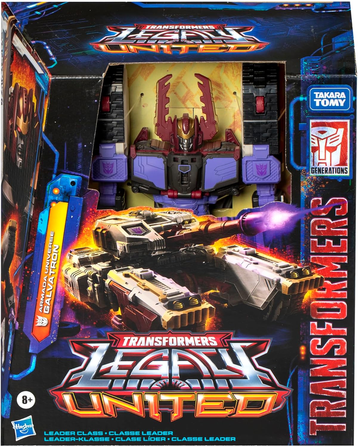 Transformers Legacy Evolution Leader Armada Universe Galvatron 7” Action Figure