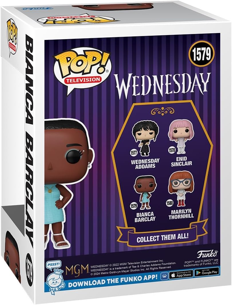 Funko Pop! TV: Wednesday - Bianca Barclay - Rave'n B - Collectable Vinyl Figure - Gift Idea - Official Merchandise - Toys for Kids & Adults - TV Fans - Model Figure for Collectors and Display