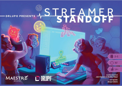 | Streamer Standoff | Strategy Board Game | Create Content, Build Your Channel & Race to 20M Subscribers | 2-5 Players | 25 Min | Ages 14+