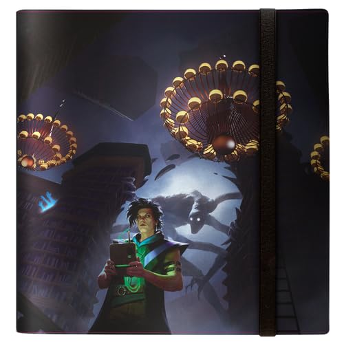 Ultra PRO - MTG Dusmourn 12-Pocket PRO-Binder for Magic: The Gathering FT. MirrorMirror Room and Fractured Realm, Protects and Stores 480 Standard Size MTG Cards In Side Loading Pockets