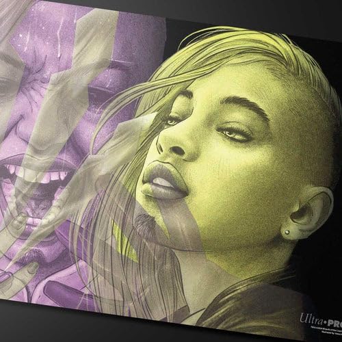 Ultra PRO - Duskmourn Playmat Alt Art Key Character Mythic 3 for Magic: The Gathering