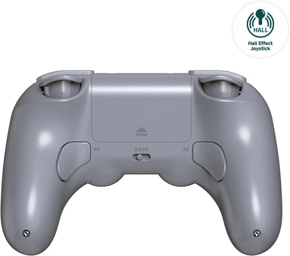 8Bitdo Pro 2 Bluetooth Controller for Switch, Hall Effect Joystick Update, Wireless Gaming Controller for Switch, Switch 2, PC, Android, and Steam Deck & Apple (Gray Edition