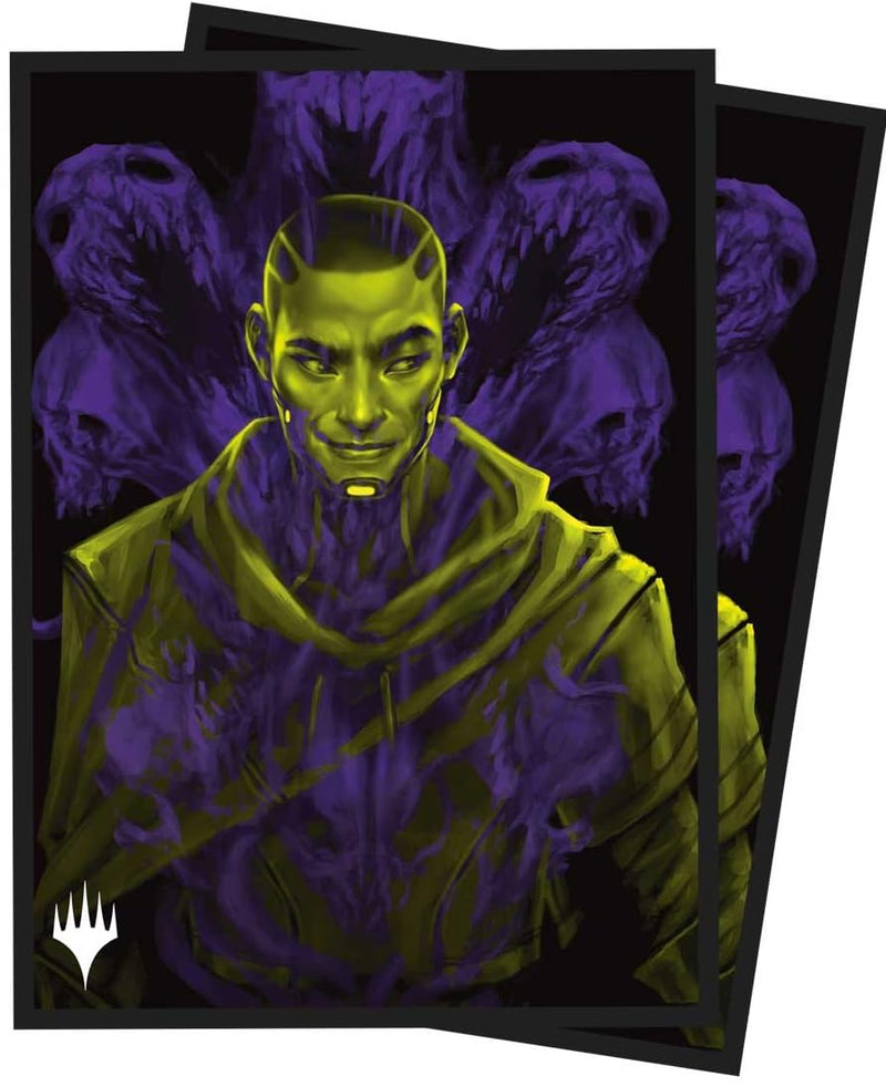 Ultra Pro Duskmourn - Fundas protectoras de cubierta de 100 unidades para MTG - Cuenta con obras de arte de Kaito, Bane of Nightmares