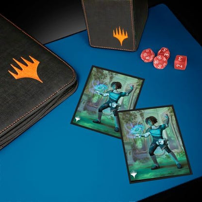 Ultra PRO - MTG Duskmourn 100ct Deck Protector Sleeves Commander Zimone, Mystery Unraveler, Standard Size Card Sleeves with Durable ChromaFushion Tech, Matte Finish Card Sleeves, MTG Card Sleeves