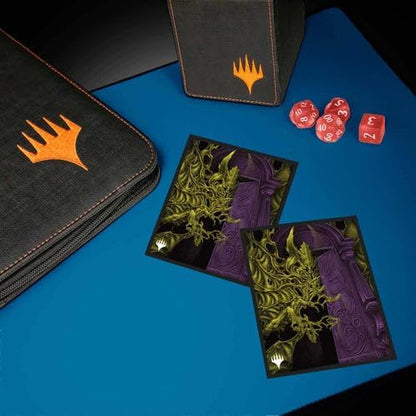 Ultra PRO - MTG Duskmourn 100ct Deck Protector Sleeves Ft. Valgavoth, Terror Eater, Standard Size Card Sleeves with Durable ChromaFushion Tech, Matte Finish Card Sleeves, MTG Card Sleeves