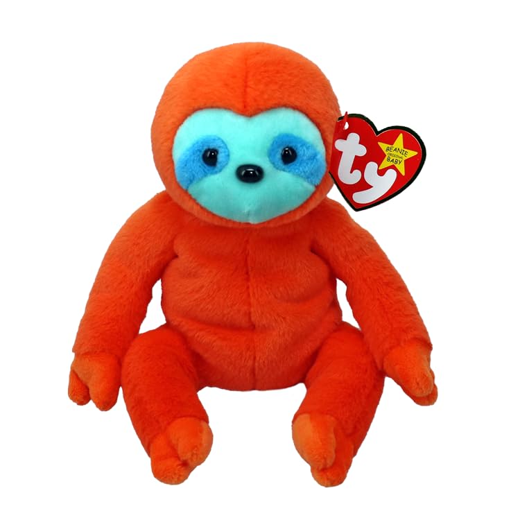 TY Molasses Sloth II Original Beanie Babies Regular - Soft Plush Toy for Kids, Teddy, Baby Toy, Collectible Stuffed Plushies