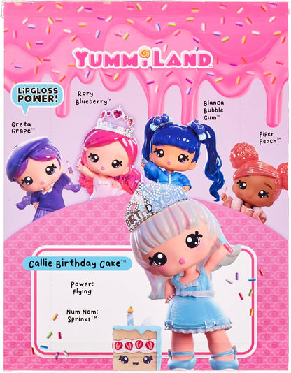 Yummiland Large Doll + Lipgloss Pet- Birthday Cake
