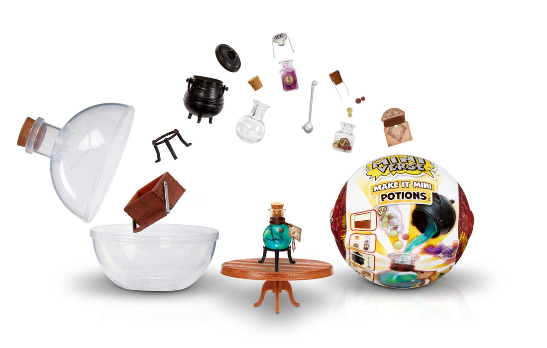 MGA's Miniverse Make It Mini Potions - Harry Potter Mini Collectibles - DIY, Resin Play, Replica Potions, For Collectors & Kids Ages 8+, NOT EDIBLE