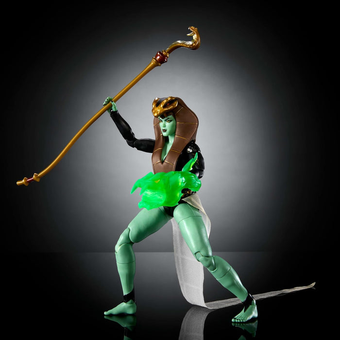 Masters of the Universe Masterverse Revolution Sorceress Teela Action Figure, 30 Articulations, 7-inch MOTU Toy with Snake Appearance, HYC58
