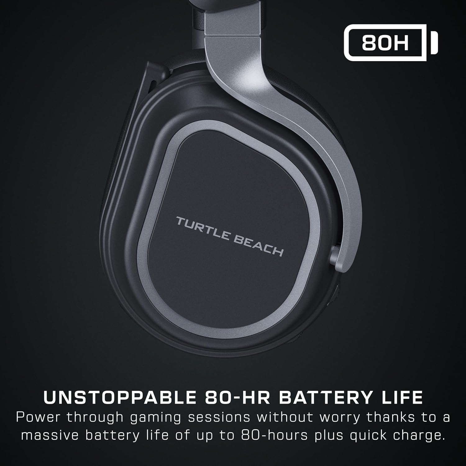 Turtle Beach Stealth 700 Black PlayStation Wireless Gaming Headset w/ 80hr Battery, Bluetooth, Dual Transmitters & 60mm Speakers for PS5, PS4, Nintendo Switch, PC & Mobile