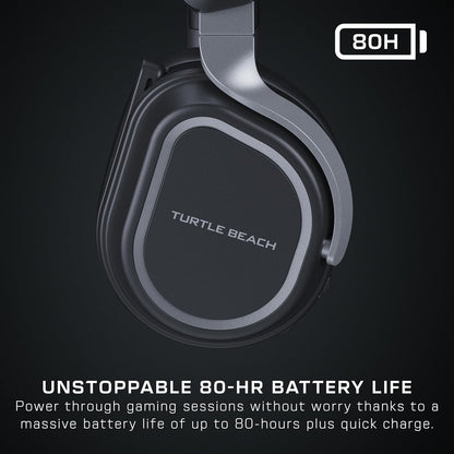 Turtle Beach Stealth 700 Black PlayStation Wireless Gaming Headset w/ 80hr Battery, Bluetooth, Dual Transmitters & 60mm Speakers for PS5, PS4, Nintendo Switch, PC & Mobile