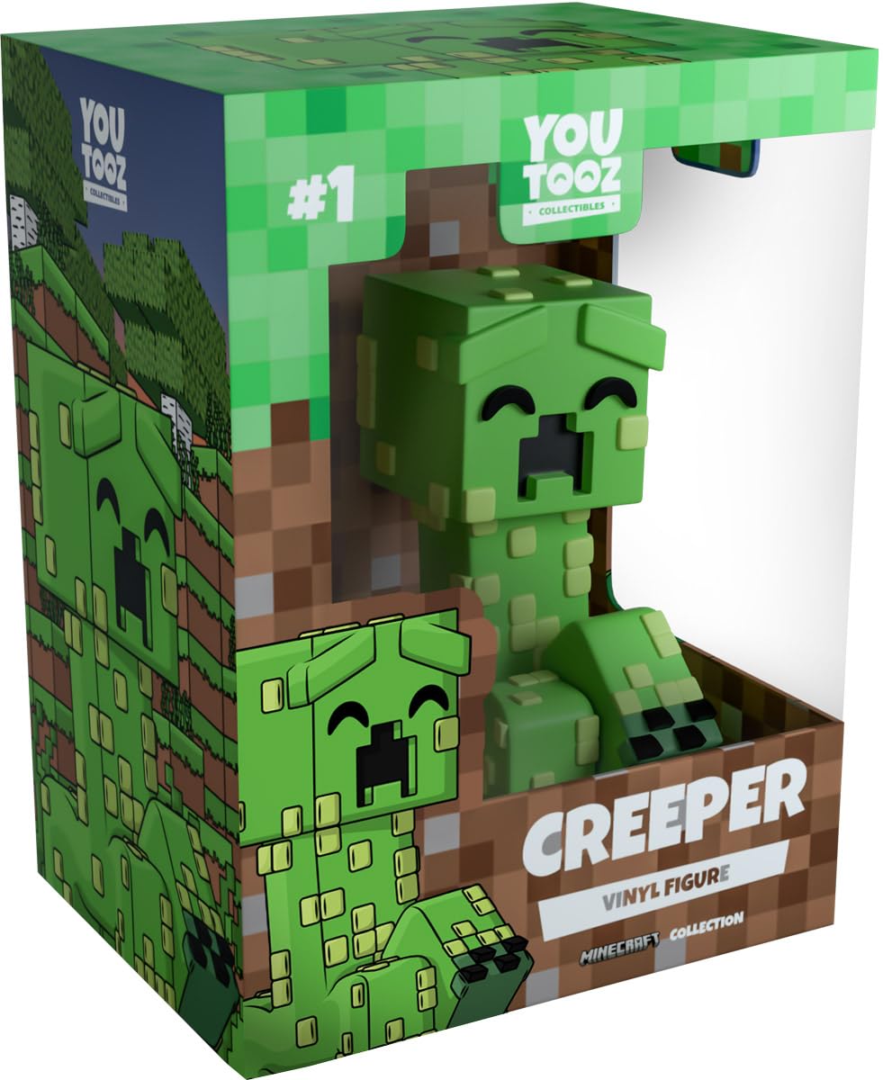Minecraft, statuetta in vinile Haunted Creeper, 10 cm