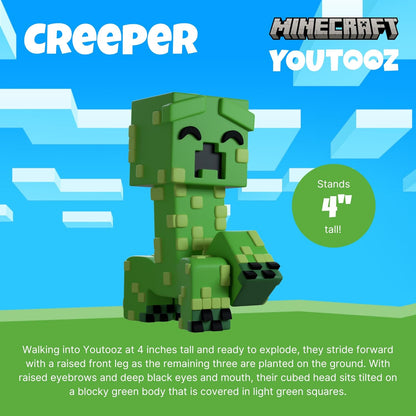 Minecraft, statuetta in vinile Haunted Creeper, 10 cm