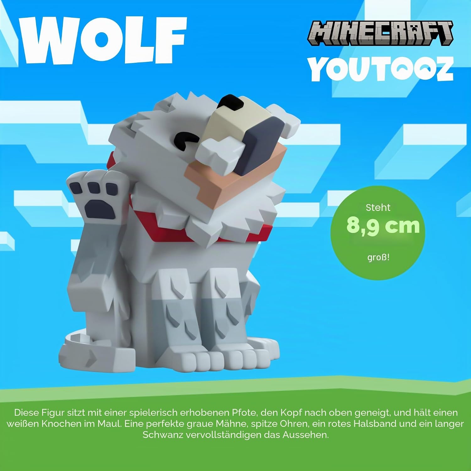 Minecraft Vinyl Figur Haunted Wolf 10 cm