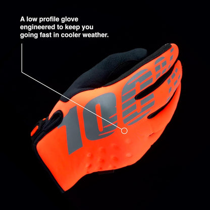 100% Brisker Cold Weather Motocross & Mountain Bike Gloves
