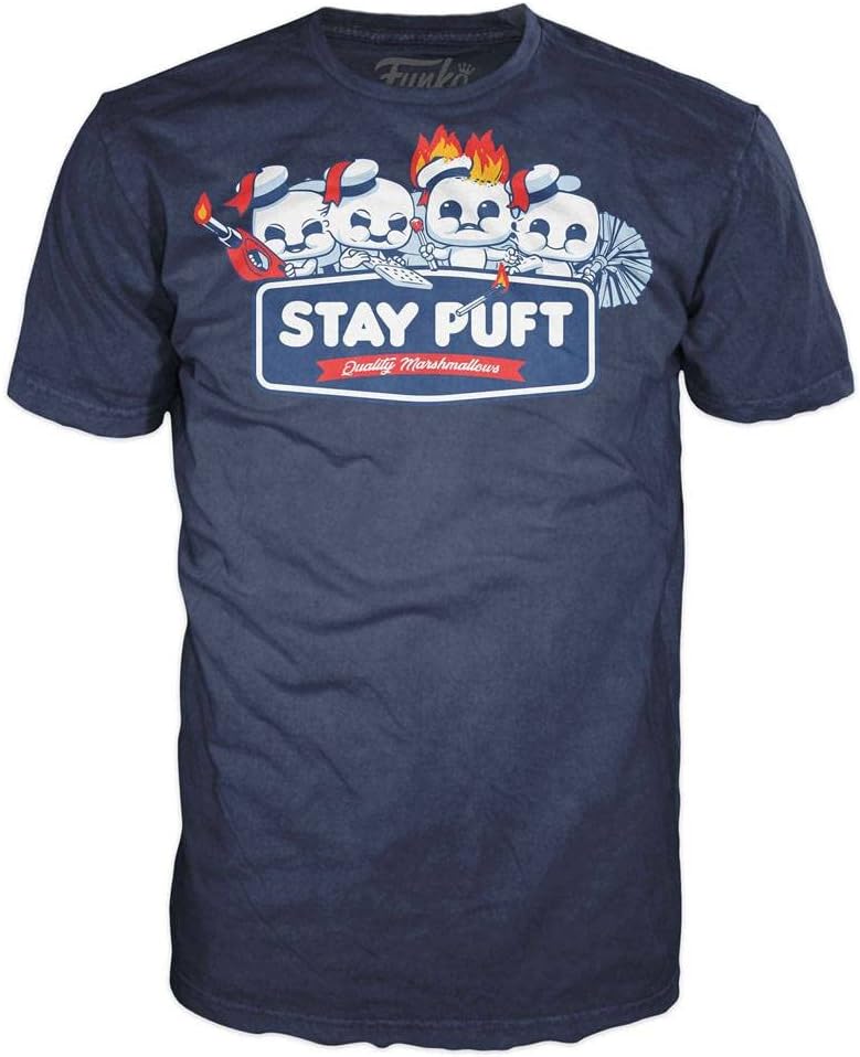 Ghostbusters Funko Afterlife POP! & Tee Box Stay Puft Quality Marshmallows Size M