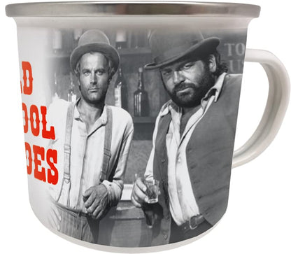 Emaille Becher Old School Heroes