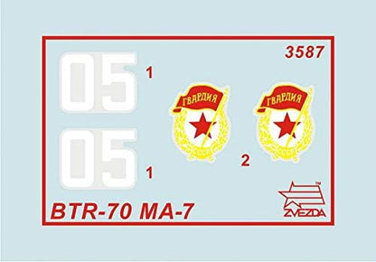 1/35 Modellino Carro Armato BTR-70 Soviet Armored Personnel Carrier (Importato da Giappone
