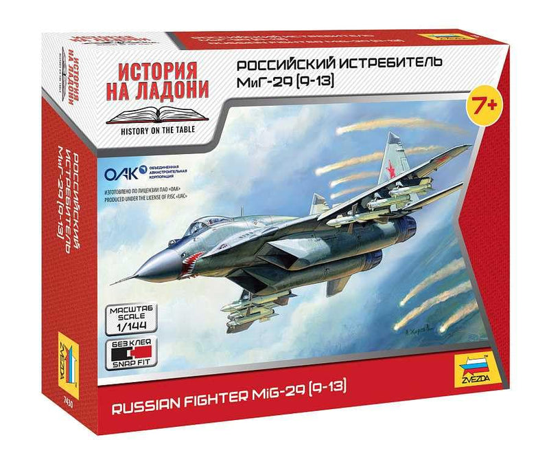 Zvezda MiG-29S 1/144 Scale Russian Air Force SOU-29M4 Fire Control System Model Aircraft