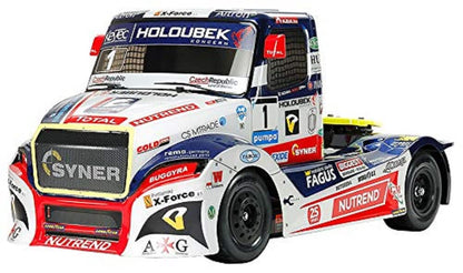 TAMIYA 58661-1:14 RC Buggyra Fat Fox RaceTruck TT-01E, ferngesteuertes Auto/Fahrzeug, Modellbau, Bausatz, Renntruck, Hobby, Zusammenbauen, Weiß