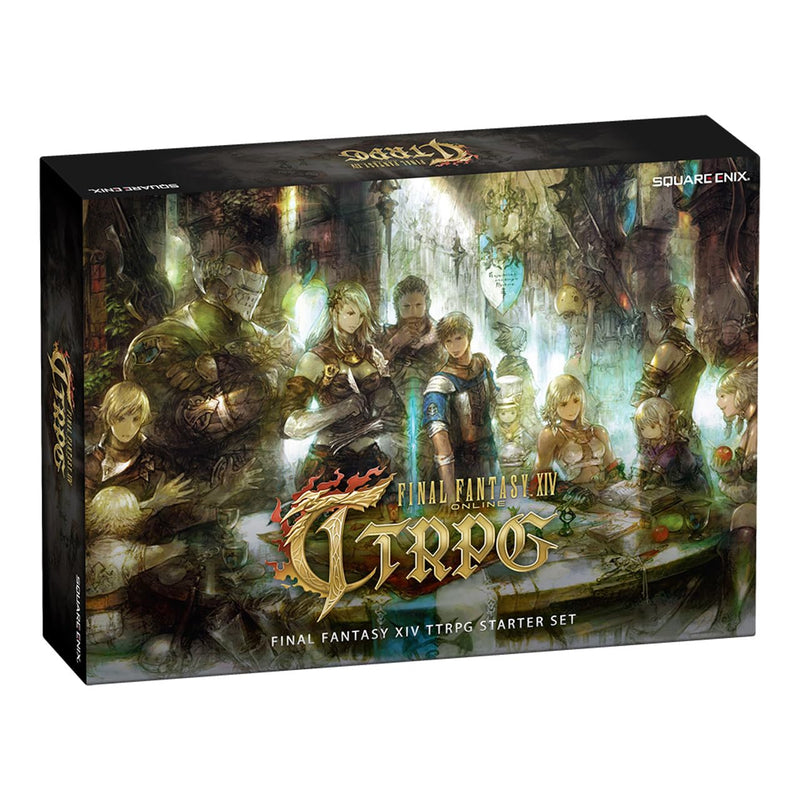 Square Enix, Final Fantasy XIV Tabletop RPG Starter Set, Role Playing Game, Ages 14 plus, 3-5 Players, 120+ Minutes Playing Time