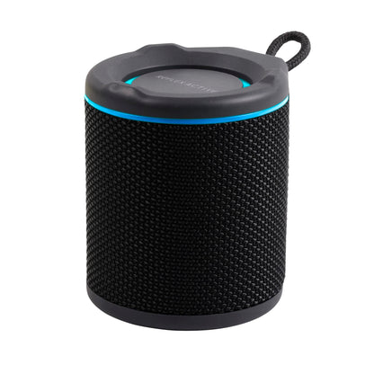 Reflex Active Chill BT Speaker. Outdoor Shockproof and water proof speaker. 5 watt power output. Black Rubber paint finish with band logo