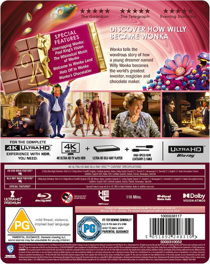 Wonka Amazon Exclusive Steelbook