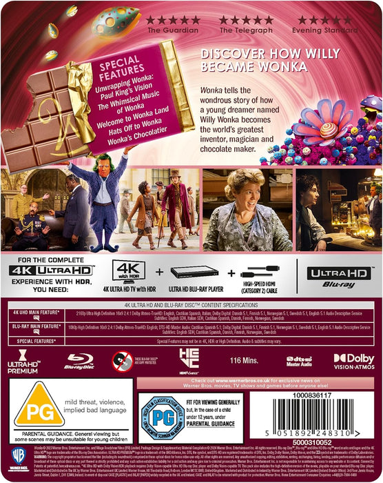 Wonka Amazon Exclusive Steelbook