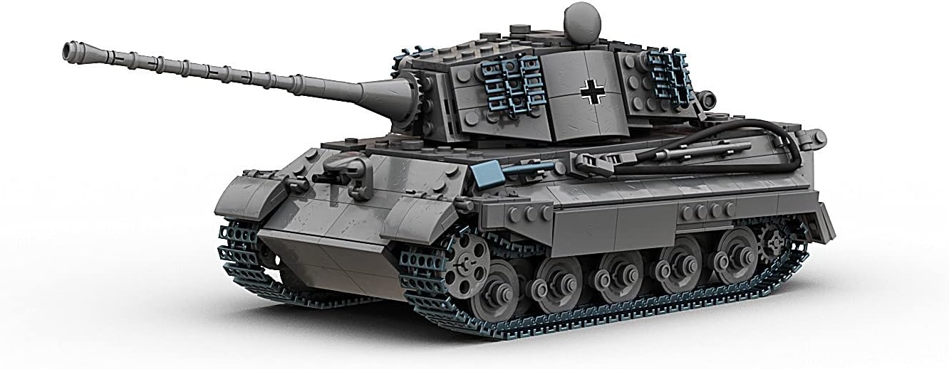 Buildarmy WW2 Deutsche King Tiger (Tiger II) Baustein Modell Construction Set