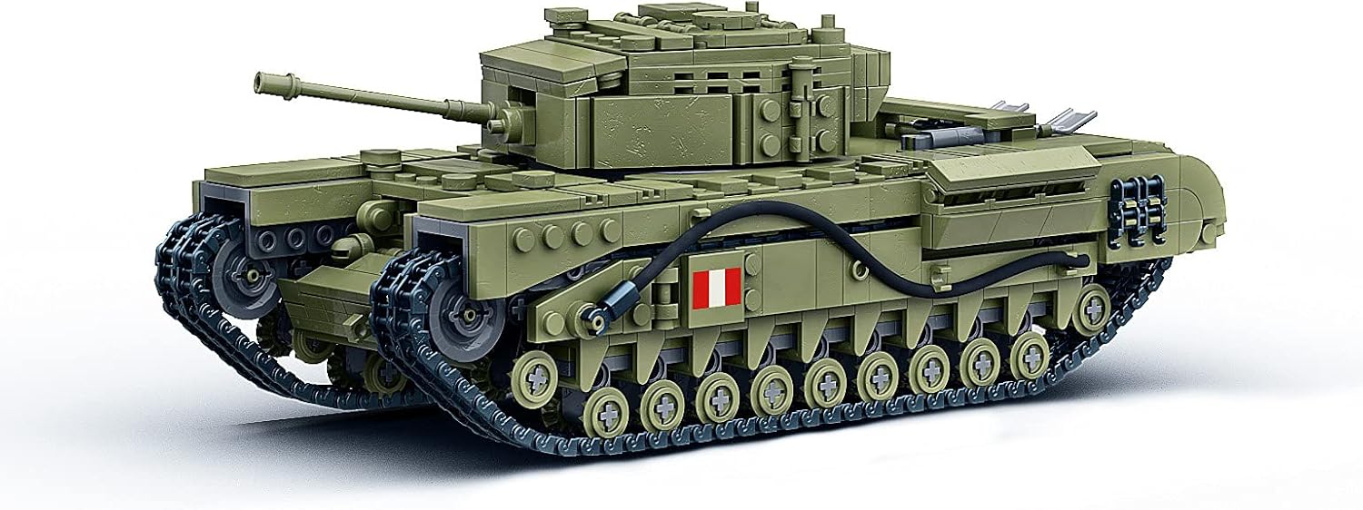 Buildarmy WWII British Churchill Tank MK III Baustein modell Construction Set