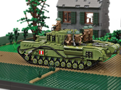 Buildarmy WWII British Churchill Tank MK III Baustein modell Construction Set