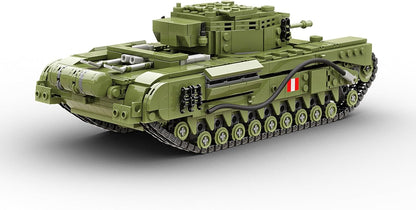 Buildarmy WWII British Churchill Tank MK III Baustein modell Construction Set