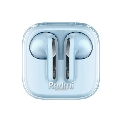 Xiaomi Redmi Buds 6 Active In-Ear Headphones, Bluetooth 5.4, Up to 30 Hours Battery Life, 14.2 mm Dynamic Driver, IPX4 Water Protection, Phone Call Noise Reduction, Transparent Blue