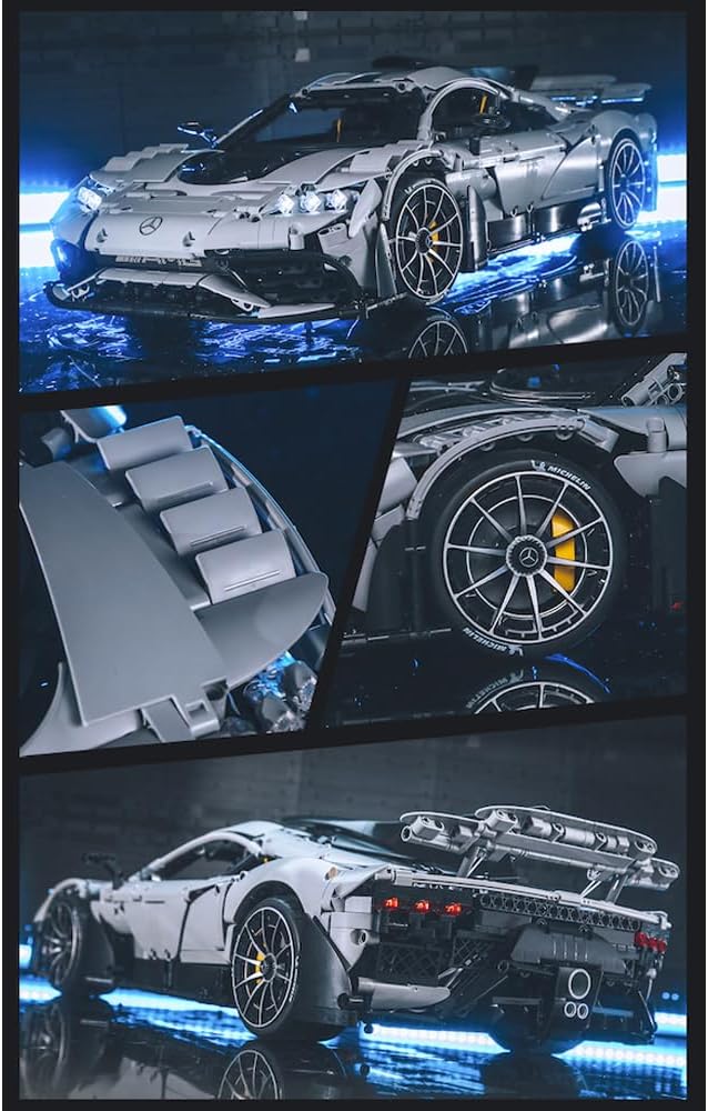 CaDA Mercedes-AMG Project ONE RC Brick Model 3300pcs Age 14+ C61503W