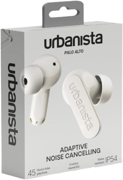 Urbanista Palo Alto Cuffie Bluetooth, Auricolari Bluetooth 5.3 Wireless, Cuffie Antirumore con 6 HD Mics, Audio adattivo, Trasparenza, 45 Ore di Riproduzione, Bassi Potenti, USB-C, IP54, Viola
