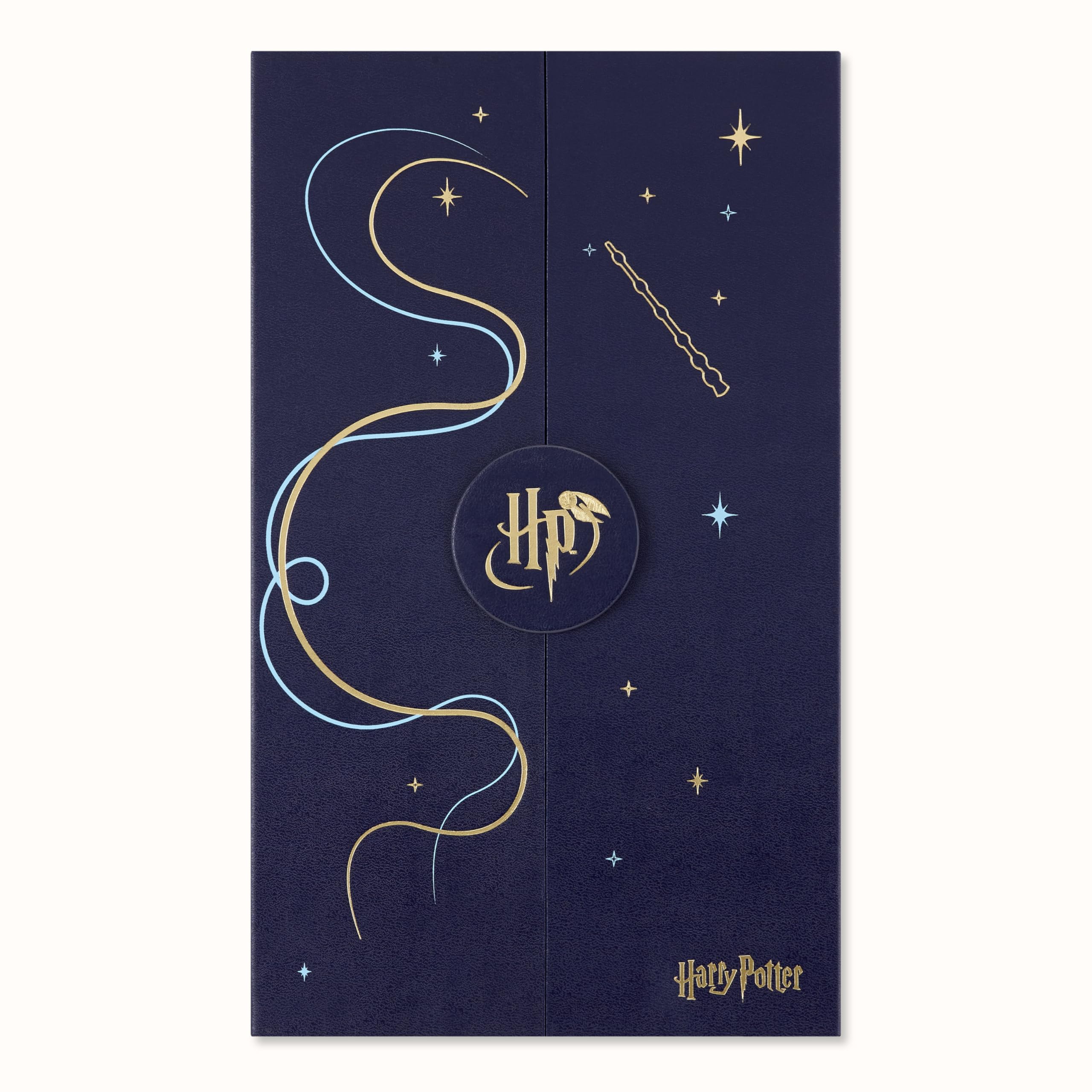 Moleskine Giftbox Colección Hechizos Wizarding World Harry Potter, Caja de Regalo con Bolígrafo Kaweco, Washi Tape, Cuaderno a Rayas con Tapa Dura y Cierre Elástico, Formato Grande 13 x 21 cm