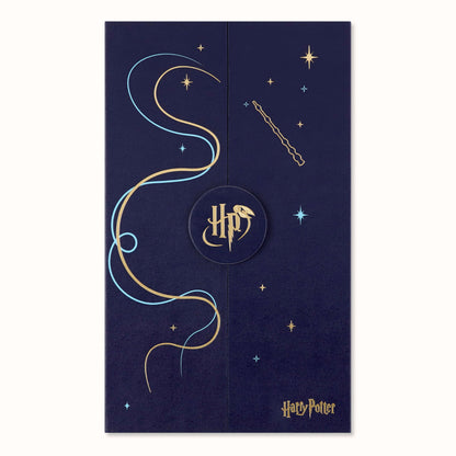 Moleskine Giftbox Colección Hechizos Wizarding World Harry Potter, Caja de Regalo con Bolígrafo Kaweco, Washi Tape, Cuaderno a Rayas con Tapa Dura y Cierre Elástico, Formato Grande 13 x 21 cm