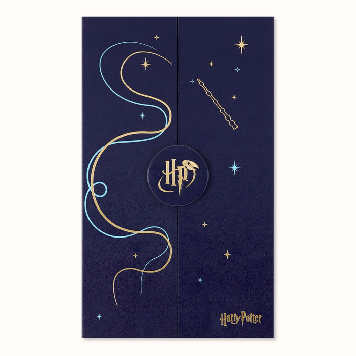 Moleskine Giftbox Colección Hechizos Wizarding World Harry Potter, Caja de Regalo con Bolígrafo Kaweco, Washi Tape, Cuaderno a Rayas con Tapa Dura y Cierre Elástico, Formato Grande 13 x 21 cm