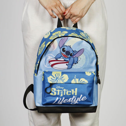 Lilo and Stitch Lifestyle-Small Fan HS Backpack, Blue, 25 x 35 cm, Capacity 12 L
