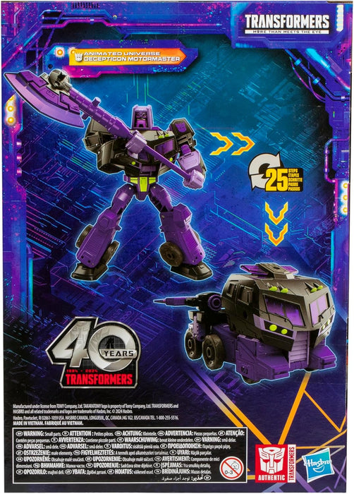 Transformers Legacy United Voyager Class Animated Universe Decepticon Motormaster Action Figure