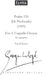 Lloyd: Psalm 130 (De Profundis for a capella chorus SATB Vocal Score