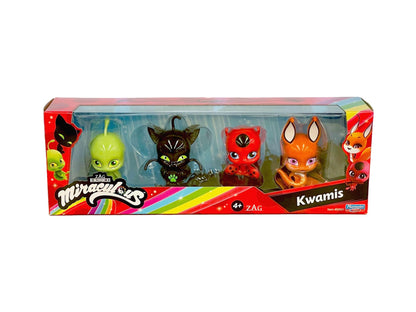 Miraculous Ladybug & Cat Noir Kwami 4Pk figuren